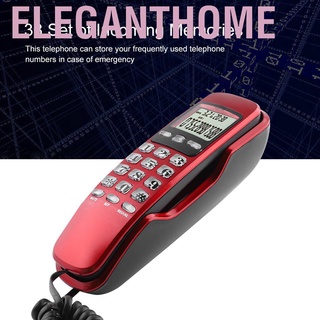 [ELE] Mini Wall Telephone Incoming Caller Landline Phone