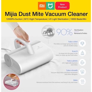 SG STOCK - Xiaomi Mijia Dust Mites Vacuum Cleaner Handheld Mite Bed Vacuum UV-C Sterilization Dehumidification Mattress