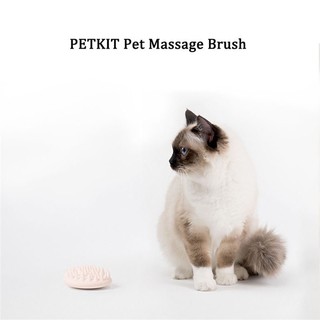 ✘๑❏PETKIT Pet Cat Grooming Massage Device Brush Comb silicon with Soft Rubber Bristles tool hair removal for dogs1