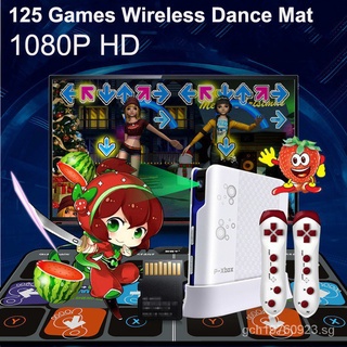 【Full Discount for New Store Opening】125 Games Dance Mat 1080P HD Double Wireless Dance Blanket Computer Tv Dual-Use Dance Machine Home Somatosensory Game Weight Loss Running Blanket