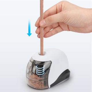 ST❀ USB Electric Pencil Sharpener Simple Business Style Automatic Sharpeners Desktop School Office