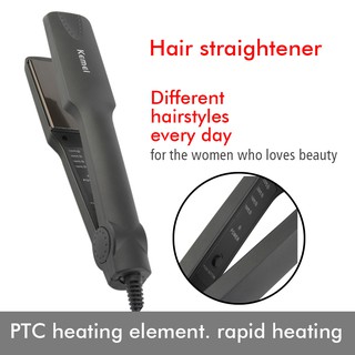 【Promotion】Kemei KM-329 Professional Hair Straighteners Flat Iron Straightening (2)