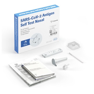 ROCHE SARS-CoV-2 Antigen Self-Test Nasal (ART), 5 Test Kits/Box (Covid-19 Test)