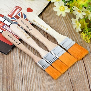 4Pcs Nylon Acrylic Oil Paint Brushes Kit for Art Artist Painting Pen Supplies