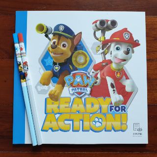 Paw patrol sketchbook with pencil set kids birthday goodie bag gift