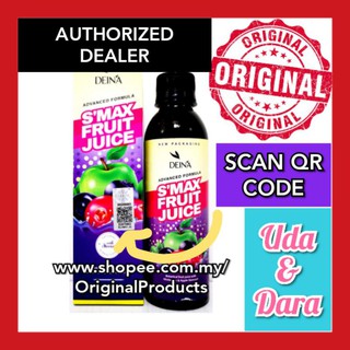 [Shop Malaysia] 💯 Original HQ™ 🆕 Jus Deina S'max Fruit Juice Diena Ubat Kurus Smax Stevia Garcinia Cambogia New Packaging Baru Baharu