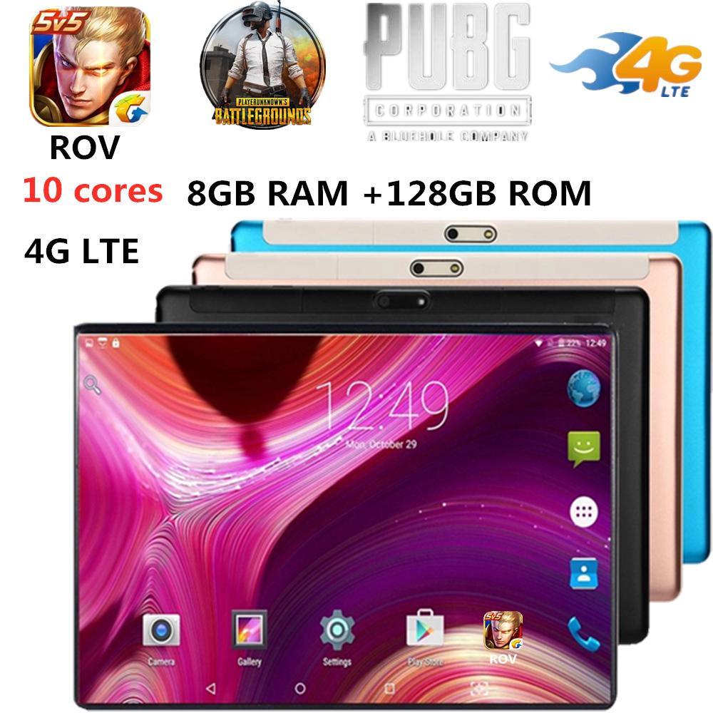 ROV Android 8.0 Tablet PC 10 Inch 8GB+128GB 10 Cores 2560x1600 WIFI Pad 2 SIMtab