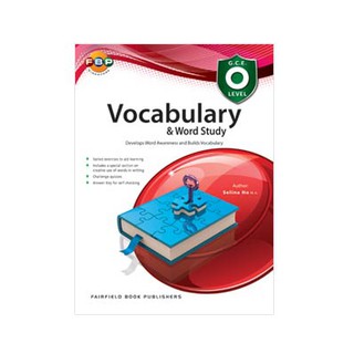 G.C.E. 'O' Level Vocabulary & Word Study