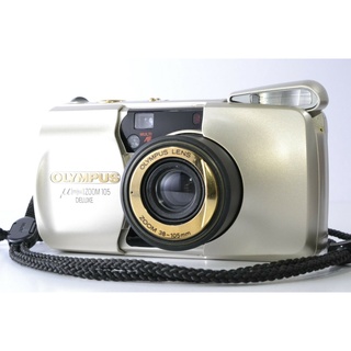 【Direct From Japan】Olympus μ mju ZOOM 105 DELUXE 38-105mm Zoom Film Camera w/ Strap