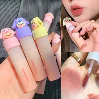 ABPOPA KAKASHOW® Cute Doll Lip Mud Creamy Velvety Matte + Long Lasting Moisturize Velvet Matte 9 Colors for Girls