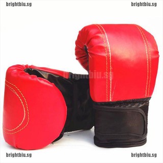 BIU 1Pair Adult Boxing Gloves Grappling Punching Bag Training Martial Arts Sparring[SG]