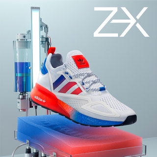 Unisex sneakers Ready Stock Ad1ldas ZX 2K Boost brand new popcorn cushioning casual sports running shoes.