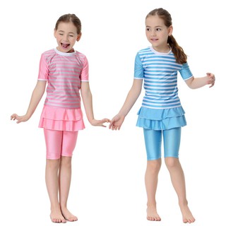 🔥 Kids 🔥Short Sleeve Kids Swimsuit Kid Swimwear Girls Swimming Suit