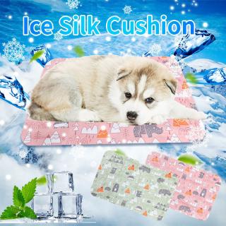 Portable Dog Pet Cooling Mat Ice Pad Gel Self for No Water Electricity Needed
