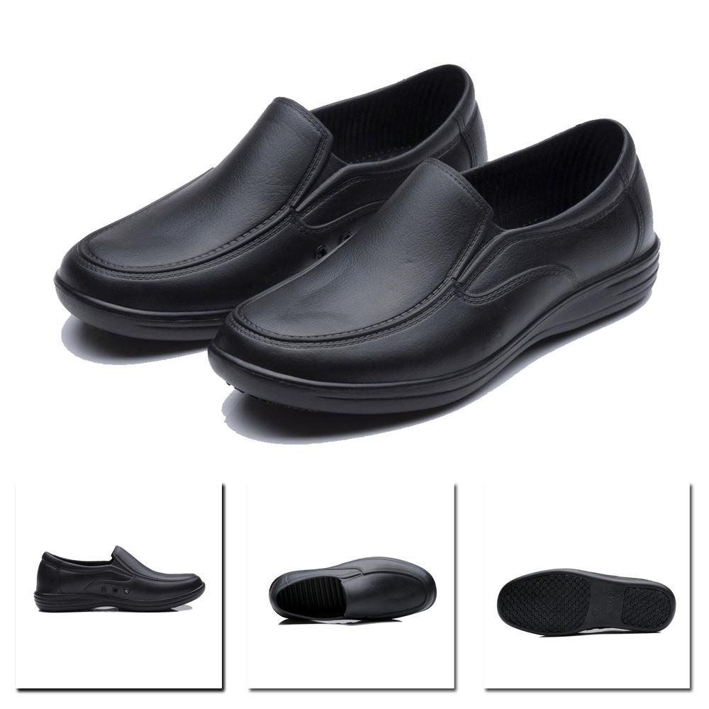 FANG*Black Chef Cook Kitchen Work Casual Oil & Water Proof Shoes