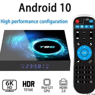 100% original T95 H616 Android 10.0 TV set-top box HD 6K smart player TV BOX2.4G+5G+BT Rox