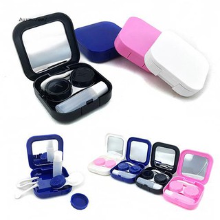 BO_Portable Contact Lens Case Container Travel Kit Set Storage Holder Mirror Box