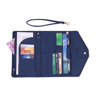 New Wallet Female Tri-Fold Document Holder Passport This Multifunctional Travel Passport bag