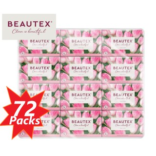 [Bundle OFFER!] Beautex 3Ply Pure Pulp 72 PACKETS! (6 X 12) X 8S Pocket Tissue 12 per pack