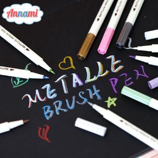 Annami Soft Brush Colorful Marker Pen Album Drawing Sketch Writing Decoration Art School Office Supplies