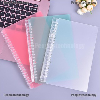 [peoplestechnology] 20 Hole A5 Original PP Loose Leaf Binder Circle Calendar Ring Notebook Cover