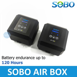 [Shop Malaysia] SOBO Air Box Bateri Battery Oxygen Oksigen A-12F A-12G AC/DC A12F A12G Portable Air Pump Rechargeable Charging
