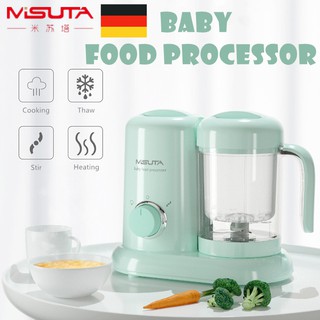 【🎁Free Gift】4 in 1👶MISUTA Baby Food Processor Babycook Mixer Steamer Grinder Heater baby Blender