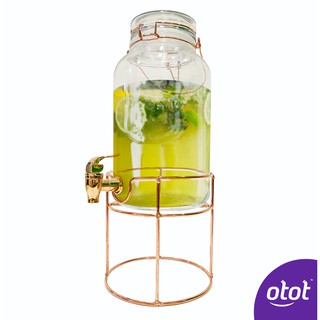 [OTOT] Thick Glass Beverage Dispenser (3.5L / 4L)