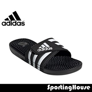 Adidas ADISSAGE Slide Massage nubs on the footbed Combined Cloudfoam midsole and outsole