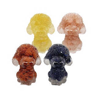 Poodle Doggy Crystal Resin Decoration (22 Types to Choose)