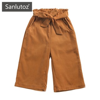 Sanlutoz Cotton Fashion Toddler Girls Trousers