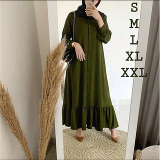 [Raya 2022] Bella Robe Moscrepe 8 Colors / Muslim Dress / Robe