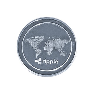 ✥❐❏Silver Ripple Coin Commemorative Round Collectors XRP with CaseRipple collection1