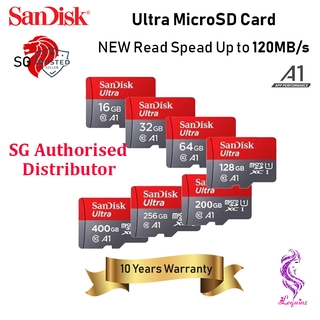 SanDisk Ultra MicroSD Card 16GB 32GB 64GB 128GB 256GB 120MB/S A1 Class 10 SDXC /SDHC LEQUINZ SG