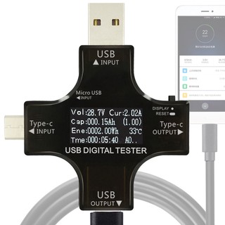 Type-C PD USB Tester Digital Voltmeter Ammeter Voltage Current Meter Detector K07