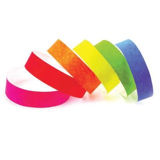 Single-use Waterproof Tyvek Wristbands for Event Tagging - Standard Colour