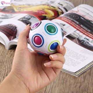 LE Spheric Ball Rainbow Magic Cube Toy Brain Teaser Kids Gifts Toys lele (1)