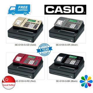 Cash Register CASIO SE-S100 | Local Seller with 1 Year Warranty | FREE 5 paper rolls