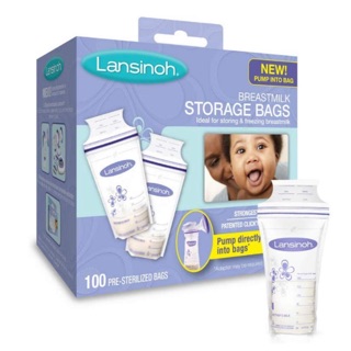 Lansinoh Breastmilk Storage Bags (100 pcs) BPA free