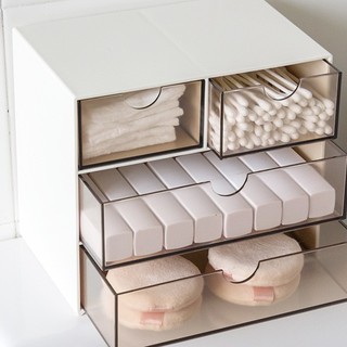 Office Desktop Drawer Storage Plastic Storage Box Can Be Stacked Mini Box