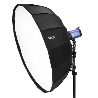 Selens Parabolic Umbrella Beauty Dish Softbox 85cm For Off-camera Flash