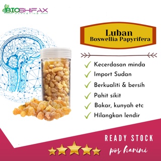 [Shop Malaysia] Raw Frankincense 50g / Luban Seeds - Bioshifax (1)