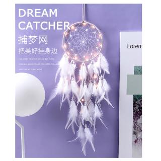 [In Stock]Dream Catcher Wedding Wall Hanging Party Decor Feathers Home Pendant Decoration Catching Monternet Wind Bells