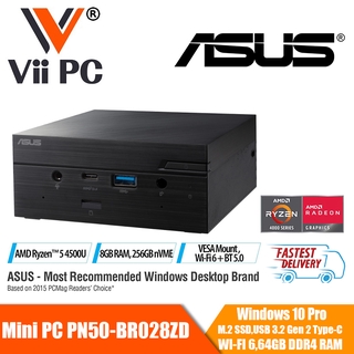 [*FREE 24HR DELIVERY*] ASUS Mini PC PN50-BR028ZD Ultra-compact computer with 4000 Series AMD Ryzen mobile pro