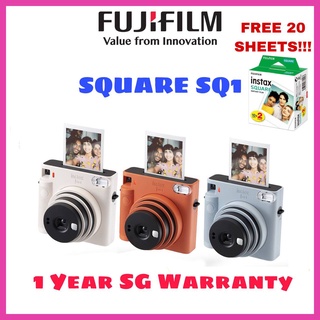 Fujifilm Instax Square SQ1 Instant Camera FREE 20 Sheets Film (1 Year Local Warranty)(ReadyStock)