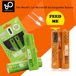 [Shop Malaysia] 🔥 SMARTOOOLS 🔋 Micro USB Rechargeable AA / AAA Battery Bateri Cas 2pcs Premium High Grade Quality 2A / 3A