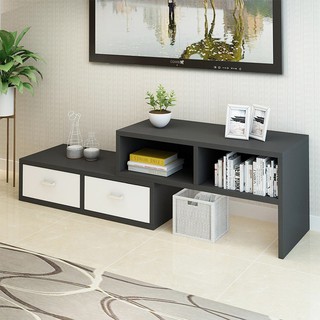 Living room TV cabinet Nordic simple floor cabinet retractable small apartment combination audio-visual cabinet free com