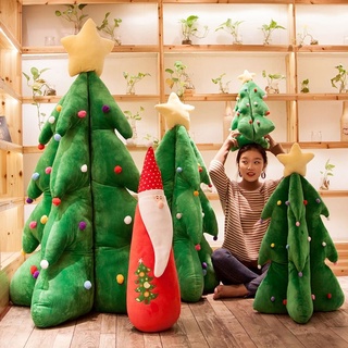 ☬▨Santa Claus Christmas Tree Plush Toy Elk Doll Doll Snowman Pillow Children Christmas Gift (1)