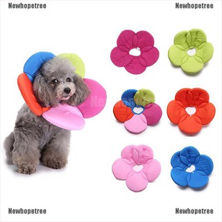 【Ready Stock】Pets Flower Recovery Collar Dog Cat Soft Cone Anti-bite Collar