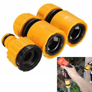 3PCS/SET Irrigation Coupling Adapter Drip Tape 1/2" 3/4"barbed Hose Connector